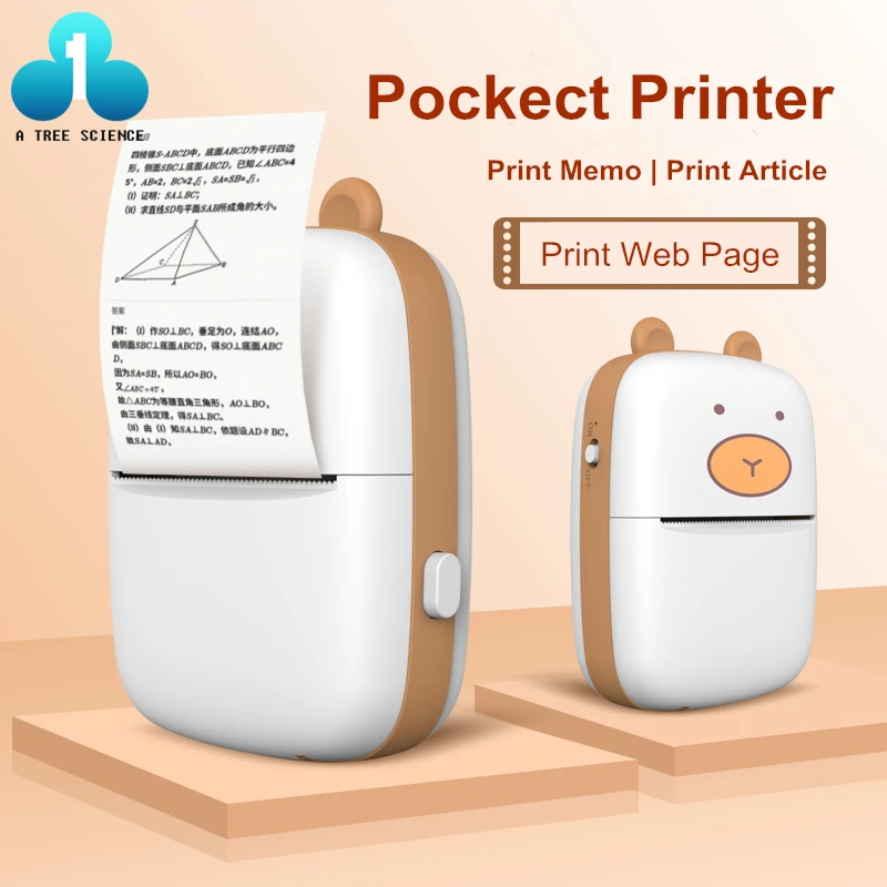 black and white mini printer