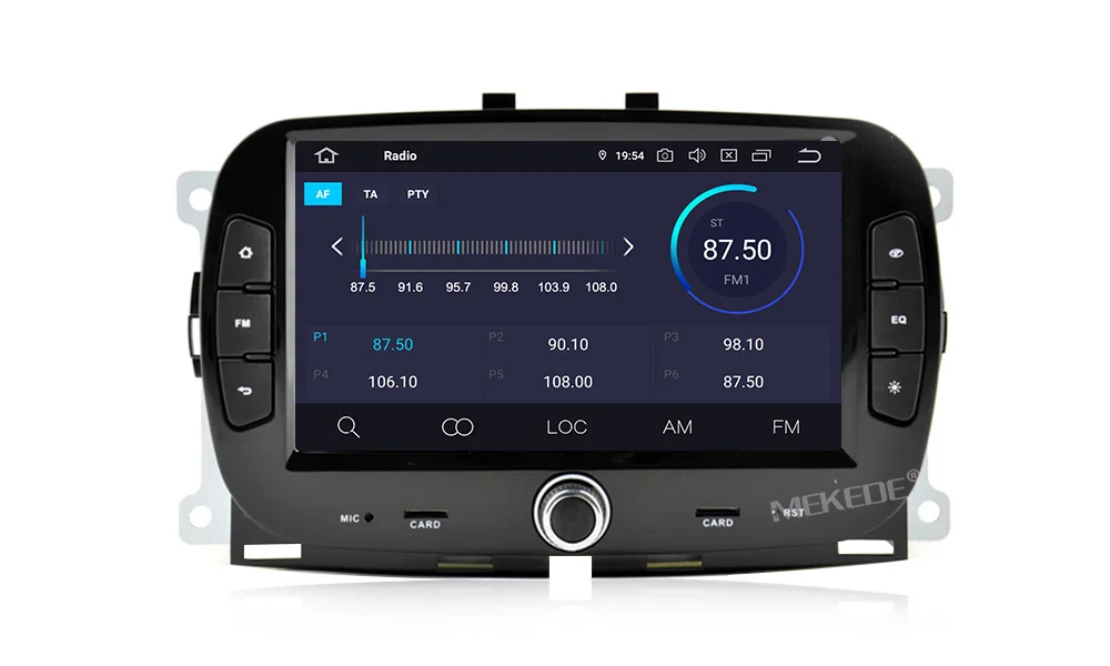 Android 9,0 4+ 64G Автомобильный CD dvd-плеер для FIAT 500-+ gps навигация 1024X600 Двухканальное радио мультимедиа 7 дюймов головное устройство