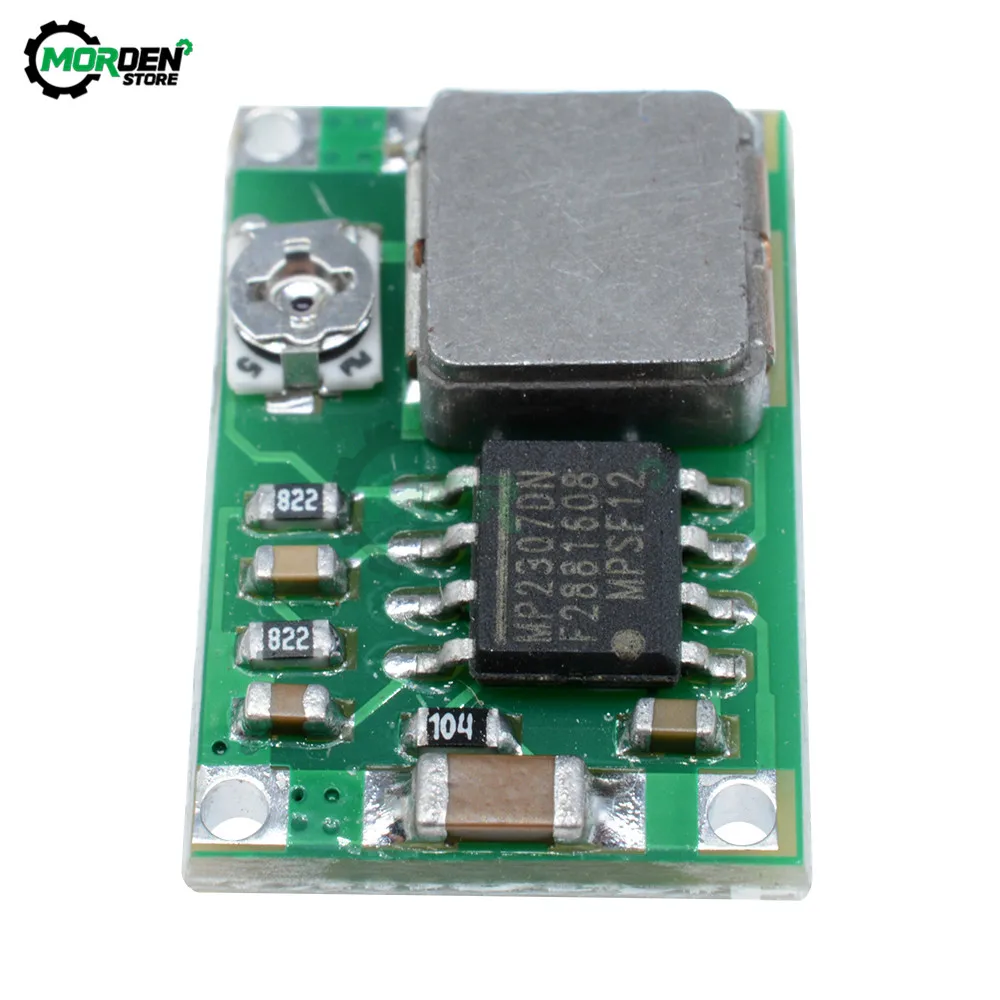 미니 360 스텝 다운 보드, 비행 자동차 제어 PCB 모듈용 비절연 컨버터, 4.75V-23V 1V-17V 조절 가능, 3A DC-DC 벅