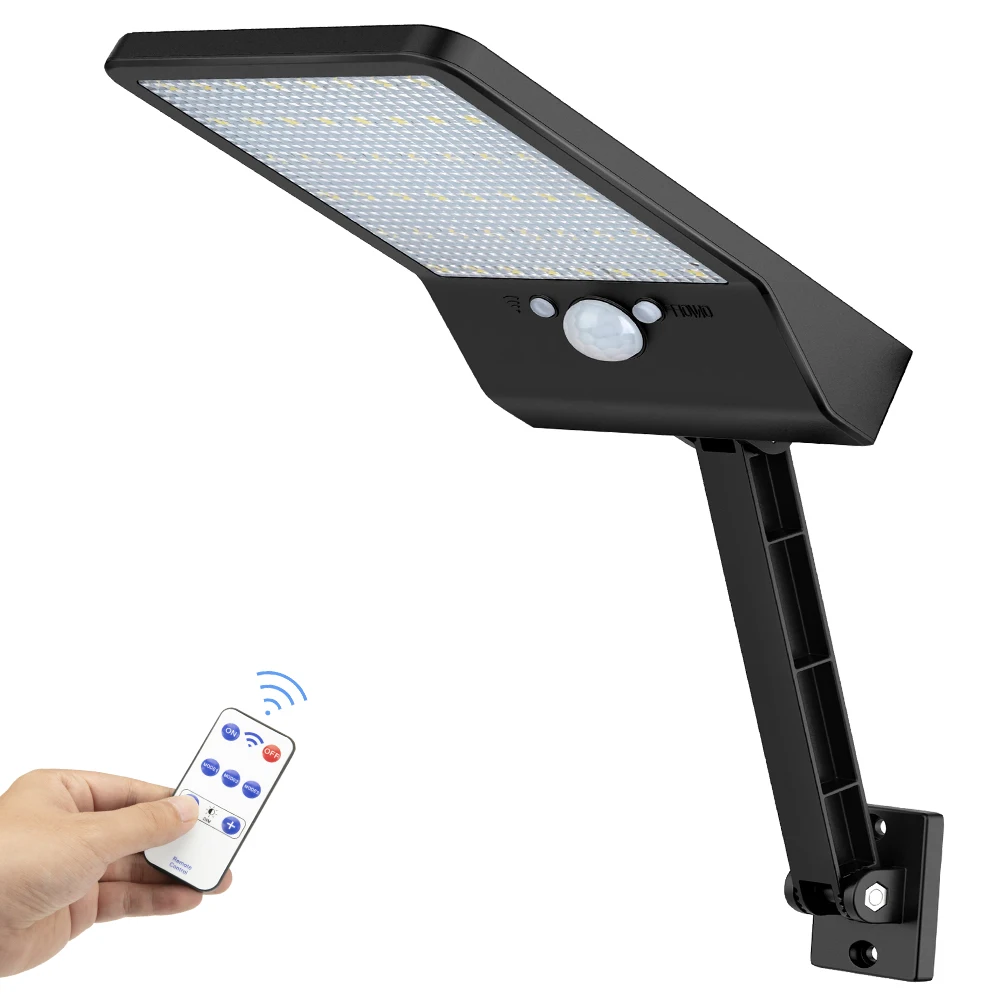 

LED Solar-steet-path-Garden-light Outdoor Fence-wall-Lamp Auto PI Motion Senso Watepoof Mounting-Pole