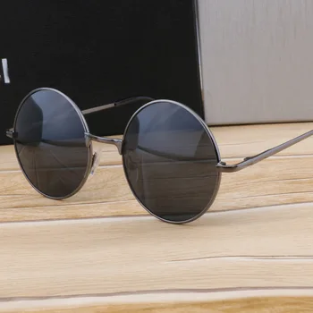

2020 Vintage Sunglasses Men Round Metal Frame Sunglasses Pilot Mirror Classic Retro Sun Glasses Women Luxury Summer Eyewear