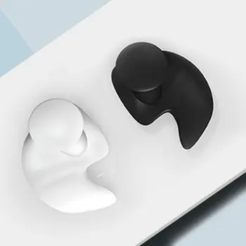 

1 Pair Soft Silicone Ear Plugs Waterproof Noise Reduction Sleeping Swimming Earplugs