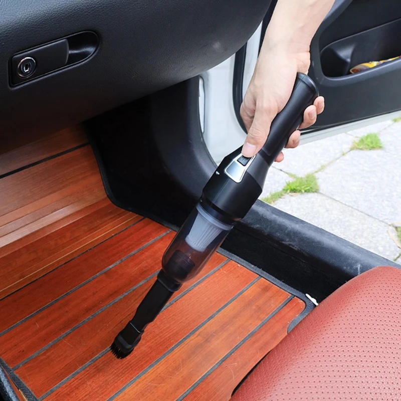 N0HF Cordless Handheld Vacuum Cleaner High-power Cleaner Lightweight Portable Cleaning Strong Cyclone Suction for Car Home