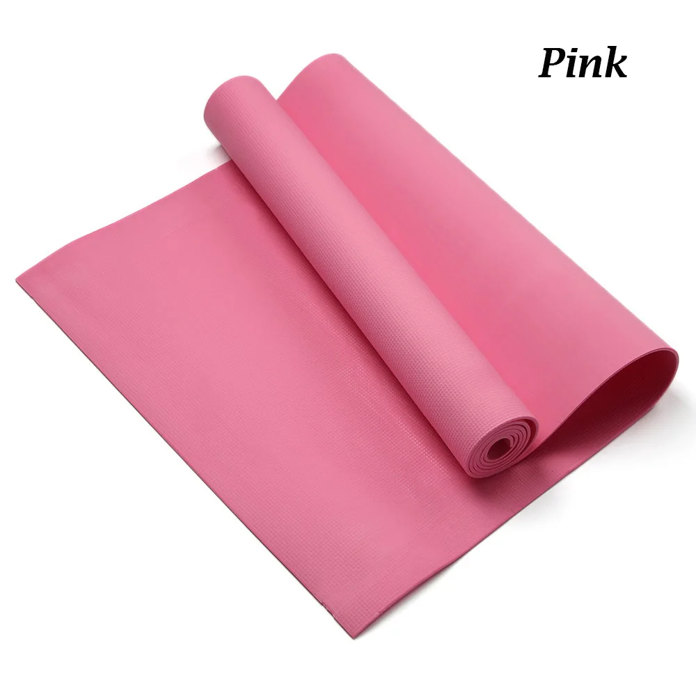 1 шт 4 мм красочное мягкое EVA противоскользящее одеяло коврики для йоги гимнастический Спорт Здоровье похудение Фитнес упражнения Коврик для йоги и спорта - Цвет: pink