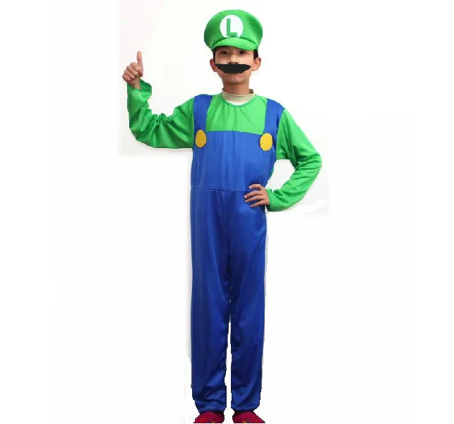 Хэллоуин Марио Супер Марио шляпа Луи шляпа зеленый/красный