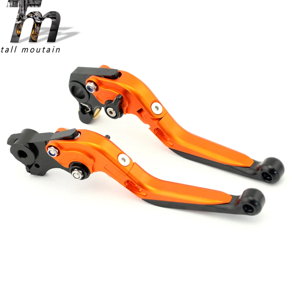 

Brake Clutch Lever For KTM 690 DUKE /SMC-R/ Enduro R 2014-2017 15 16 Motorcycle Accessories Adjustable Folding Extendable Orange