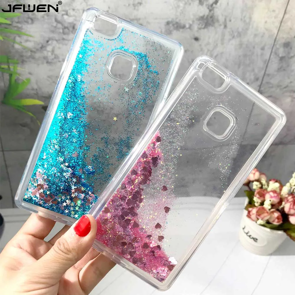 Чехлы для телефонов Huawei P30 Lite P20 Pro силиконовый чехол с жидким блеском задняя