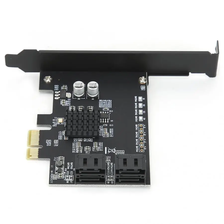 Плата расширения SATA3.0 на PCI E 4 порта 6G адаптер карта преобразования жесткого диска