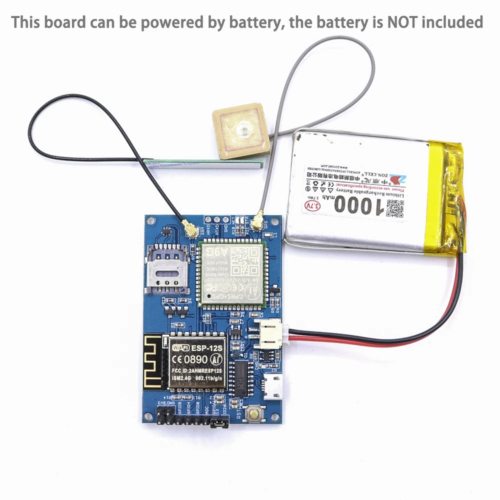 1/2/5 шт. ESP8266 Φ A9G GSM GPRS + GPS модуль узел V1.0 IOT макетная плата WiFi сотовый телефон