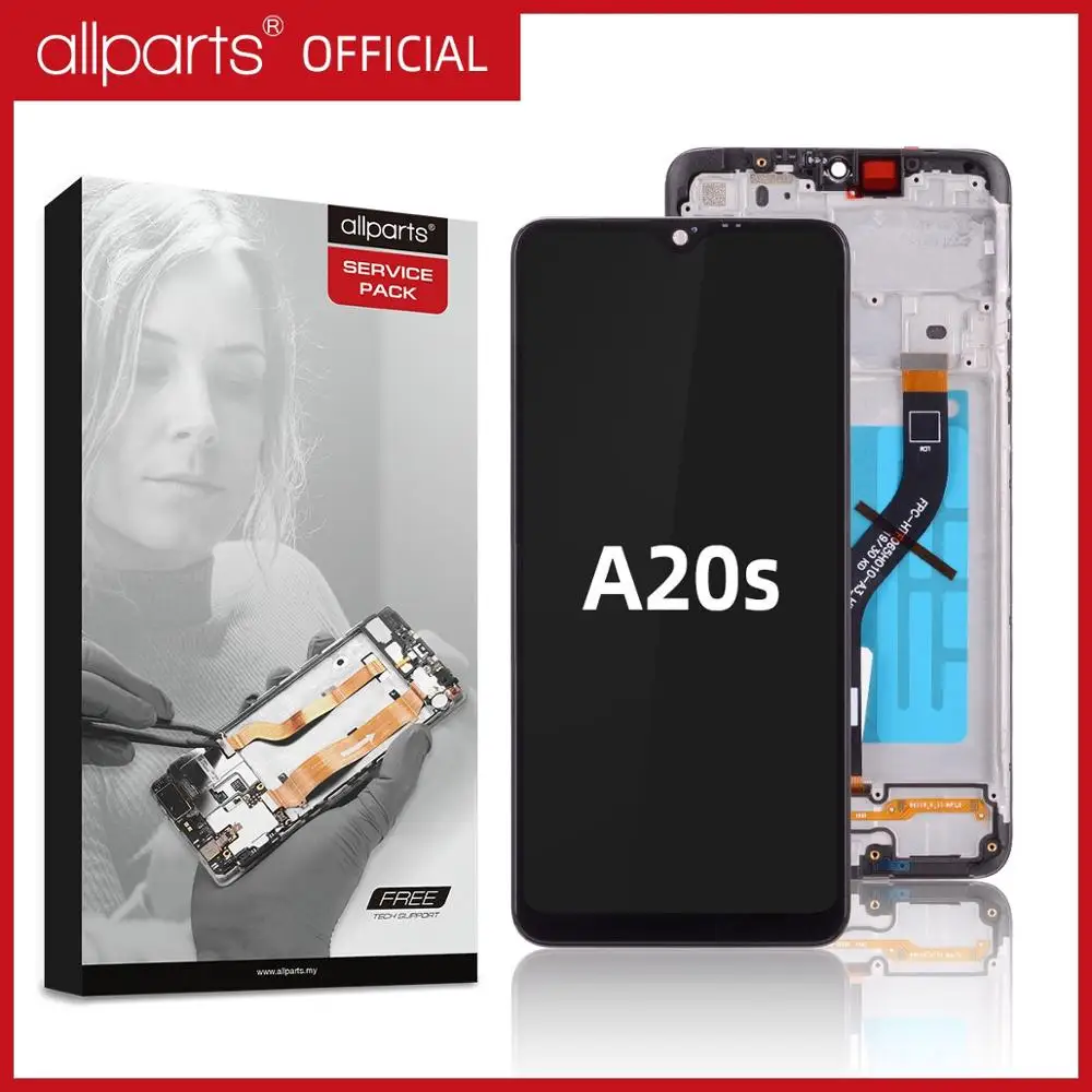 

for Samsung Galaxy A20s A207 LCD Display Touch Screen Digitizer Assembly Replacement Parts for Samsung A20s lcd + tools