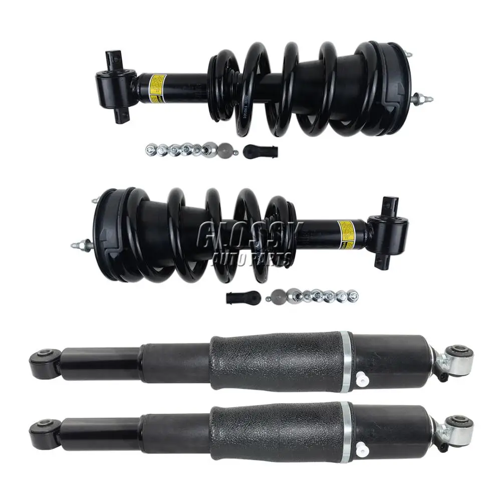 AP02 для Cadillac Escalade Chevy Chevrolet Avalanche Suburban Tahoe GMC Yukon 1500 2x передние амортизаторы+ 2 × задние воздушные стойки