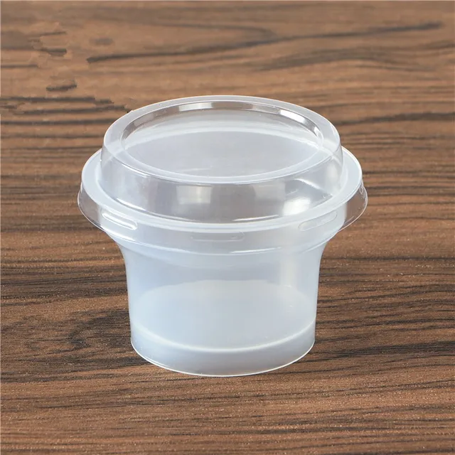 200ml Transparent pudding cup mousse cup Clear plastic cake containers with  lids on Aliexpress.com, Alibaba …