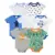 2019 7 шт./лот baby girl boys footies комбинезон roupas de bebe recien nacido baby girl ropa 3 6 9 12 месяцев одежда для новорожденных