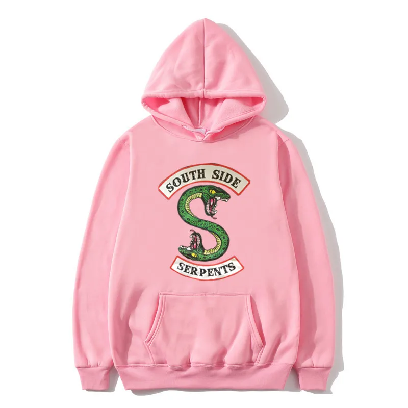 Riverdale South Side Serpents Hoodie Sweatshirts SouthSide Funny Cartoon Print Women/Men Hooded Pullover Tracksuit Female