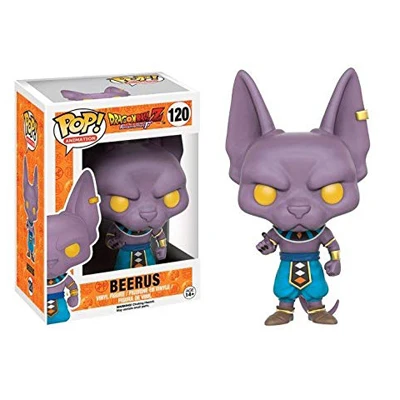 Funko Pop Beerus Аниме Фигурка Dragon Ball figma Виниловая фигурка Коллекционная модель с коробкой - Цвет: 120 have box