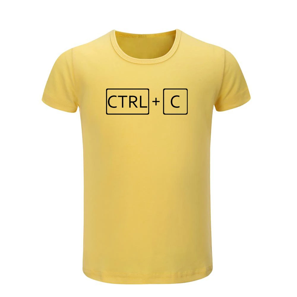 Мини футболки "БОСС" Ctrl+ c Ctrl+ v узор Дети графической печати футболки для мальчиков топы для девочек короткий рукав Рождественский подарок - Цвет: JeKY2790D