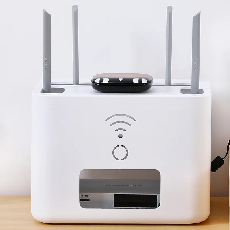 PP Removable Cover Design wifi box Cable Tidy Storage Box Power Switch Easy to Heat Emission Prevent Dust Safety | Дом и сад