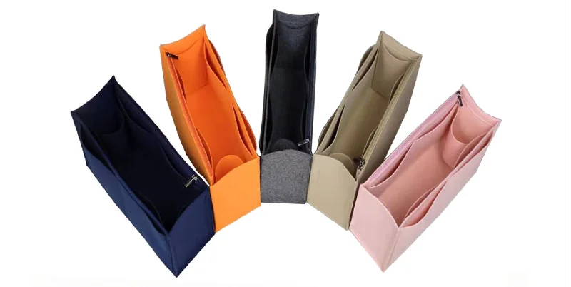 Для Kelly2528/32 сумка для макияжа сумка для организации на молнии вставка основа формирователь Войлок туалетных принадлежностей Сумки для хранения дорожная косметичка для девочек