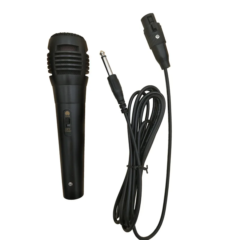 Professional Wired Dynamic Microphone Vocal Mic with XLR to 6.35mm Cable for Karaoke Recording 