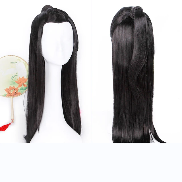 Cabelo De Fantasia De Anime Para Homens, Longo, Reto, Antigo, Espada, Cabelo  Com Trança, Estilo Retrô, Filme De Tv, Fotografia, Cavaleiro - Acessórios  De Cabeça - AliExpress