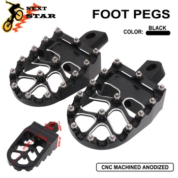 

Universals MX Rotating Wide Fat Footpegs Footrests Custom Davidson Foot Pegs For Harley Dyna Fatboy Iron 883 D4 Sportster XL1200