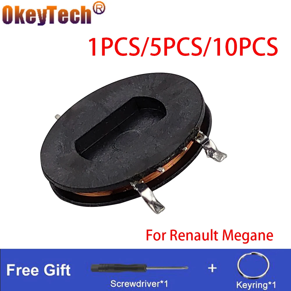 coils for car OkeyTech 1/5/10 PCS Inductance Coil For Renault Megane Car Key 2.6*17*24mm Repair Inductance Transformer Coil Remote Key Case best spark plugs