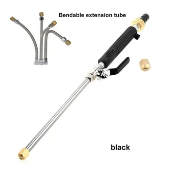 

Hydro Jet High Pressure Power Washer Water Spray Gun Garden Nozzle Wand Attachment Hose Garden Hose Sprayer Cleaning Tool