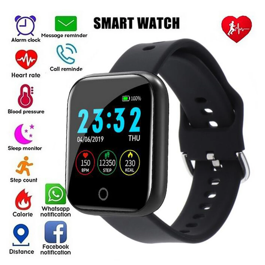 W4 Smart Watch1.3 Inch Full Touch Screen Women Men Smartwatch for Android IOS Clock Fitness Tracker Blood Pressure Sports | Электроника