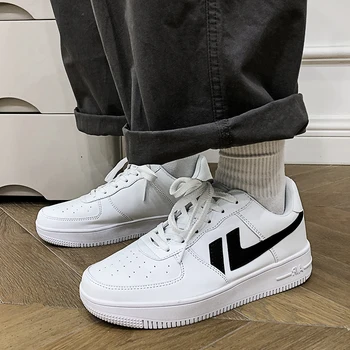 

Men's Casual Shoes Couple Outdoor Board Shoes Lace Up Breathable Walking Sneakers Joker simple Casual Shoes Size 36~44