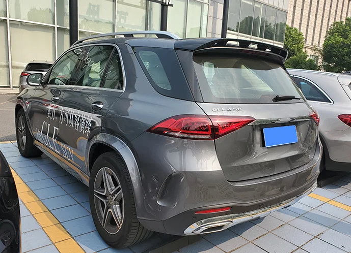 Спойлер для benz GLE SUV w167 GLE350 на крышу, настоящий спойлер для багажника из АБС-пластика и углеродного волокна, цветной лаковый спойлер-20лет