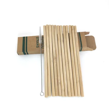 

1x/2x/3x/set 1reusable bamboo straw straw 20cm organic bamboo straws Natural wooden straws for party birthday wedding Bar tool