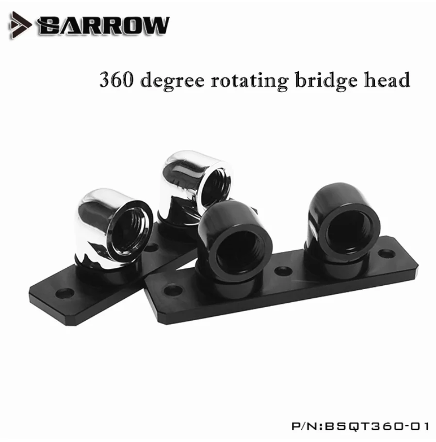 

Клеммные фитинги Barrow G1/4 ", поворотные на 360 градусов, для адаптера блока GPU, с дополнительным радиатором, направление изменения 90 градусов BSQT360-01
