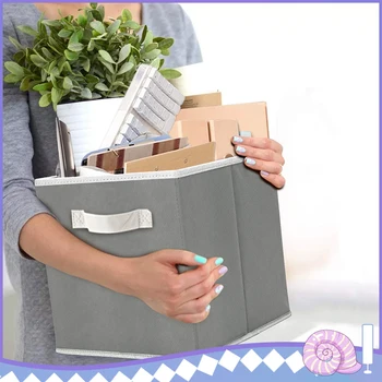 

Dropshipping 6pcs Foldable Non-woven Storage Box Multipurpose Toy Organizer Divider Storage Box Case Closet Clothes Organizer