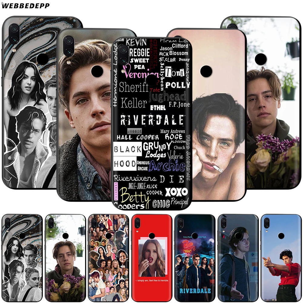 

Webbedepp Riverdale Cole Sprouse Case for Xiaomi Redmi Note 8 MI 3 6 8 9 A1 A2 A3 5X 6X 9T CC9 Lite SE Pro Max Pocophone F1