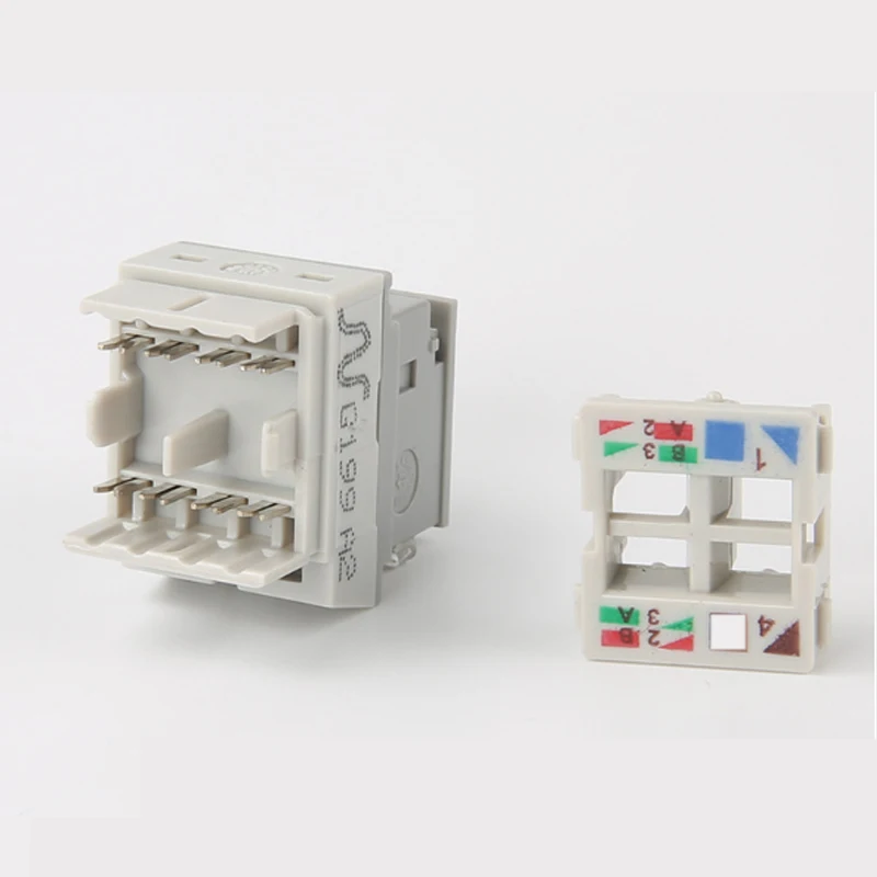 100 шт. Nexans стиль cat5e/cat6 RJ45 сетевой модуль utp