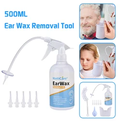 500 ml ear cleaning rinse kit earwax removal tool water cleaning syringe squeeze ball ear cleaner adult child earwax