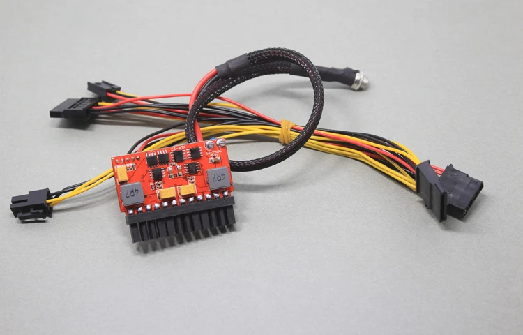 DC вход PICO-BOX Z3-ATX широкий вход напряжения 16-24 В PSU 150 Вт DC-ATX блок питания ПЗУ автомобиля 24pin авто мини ITX модуль