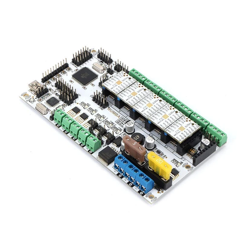 5 шт. 3d принтер шаговый двигатель драйвер, TMC2208 V1.2 Stepstick шаговый двигатель драйвер модуль носитель с радиатором для 3d принтера