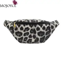 Женская модная повседневная сумка с леопардовым принтом Поясная Сумка женская кожаная сумка на груди женская сумка на молнии для телефона