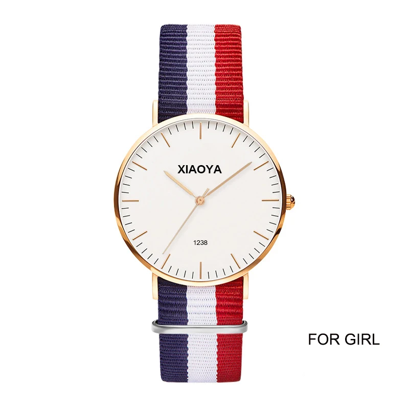 XIAOYA luxury brand COUPLE quartz watch fashion rose gold silver man dw watch style men dress watch 41mm/34mm relogio feminino