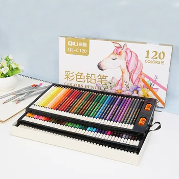 

Color Pencil 120 professional hand - painted box oil colored pencil adult art painting color pencil