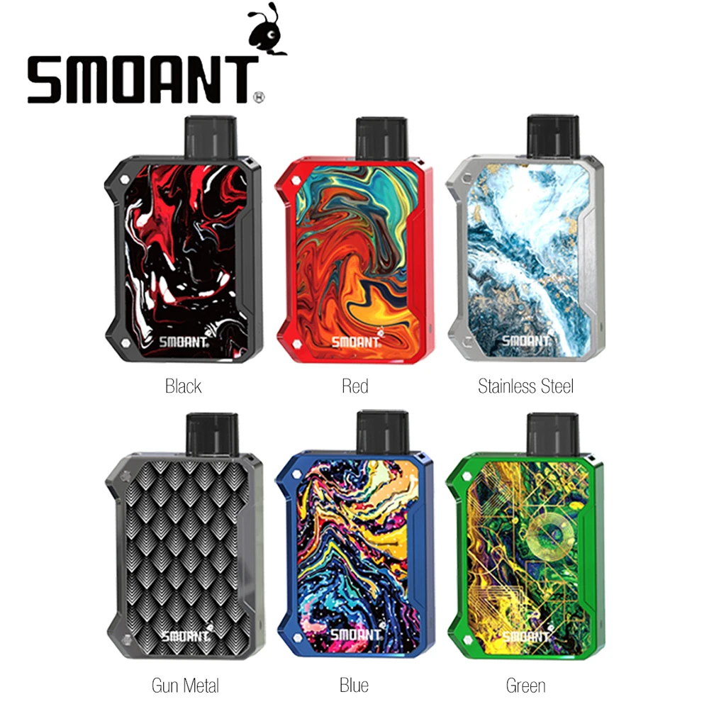Original Smoant Battlestar bebé Pod Kit con batería de 750mah y 2ml cápsula Electronci cigarrillo Vape Sistema de vaina de 10W 15W