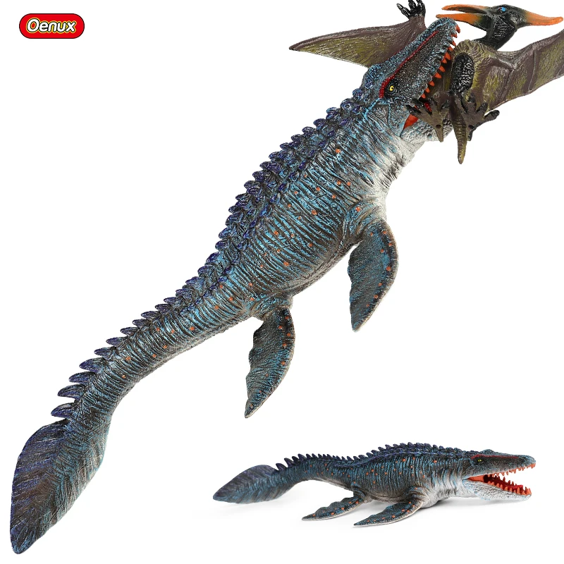 Große Simulation Jurassic World Mosasaur Dinosaurier Modell Figur Spielzeug 33cm 