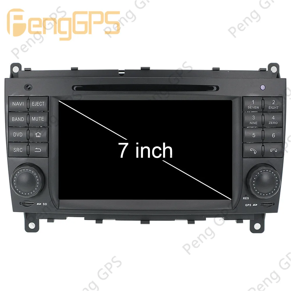 Android 9,0 4+ 64 Гб Встроенный DSP Автомобильный мультимедийный dvd-плеер gps радио для Mercedes/Benz W203 W209 W219 a-класс A160 gps-навигация