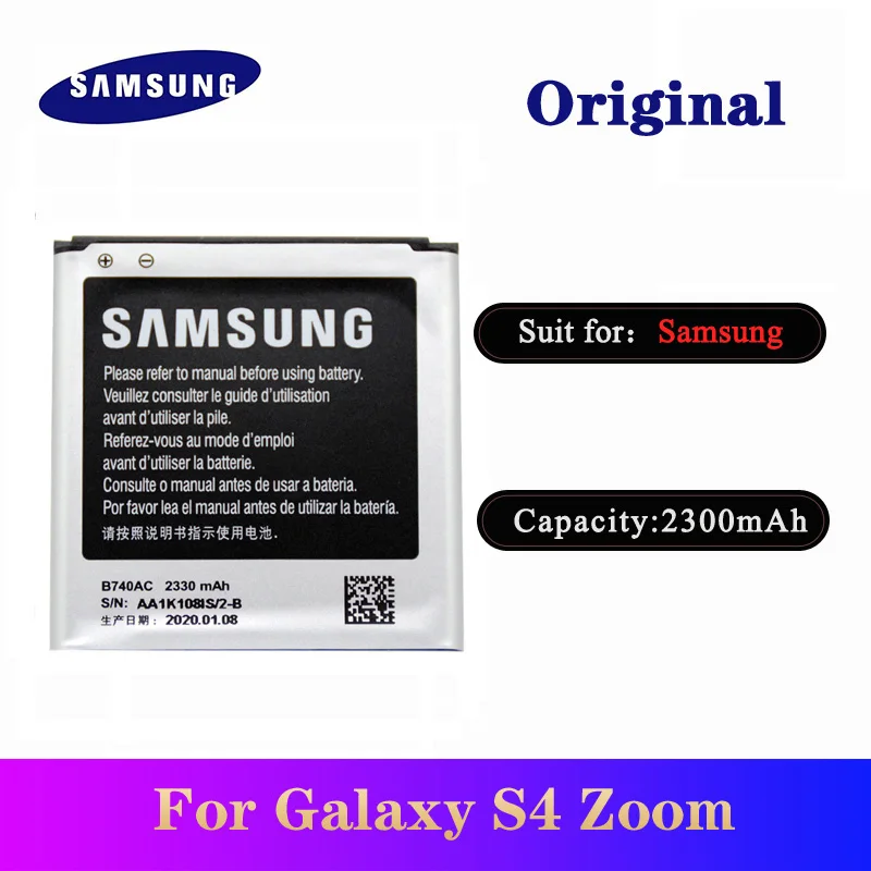 Аккумулятор B740AC для Samsung Galaxy S4 Zoom C101 C105 C105K C105A C101L C101S оригинальная запасная