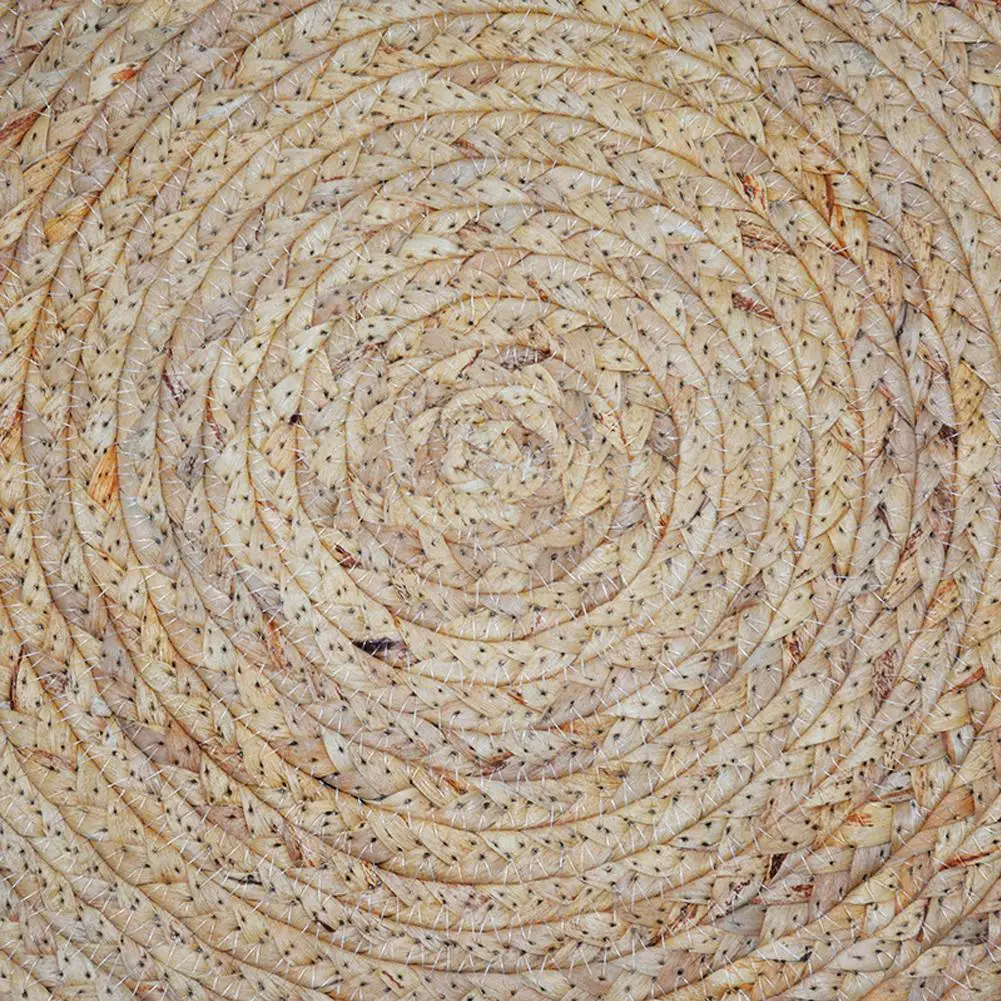 Травяной ковер ручной работы загар круглый джутовый ковер Сельский стиль напольный коврик для гостиничной гостиной
