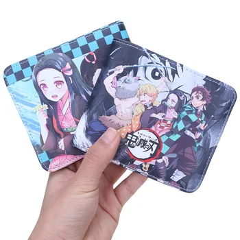 

Anime Demon Slayer Kimetsu No Yaiba Tanjiro Kamado Wallet Short Purse With Coin Pocket
