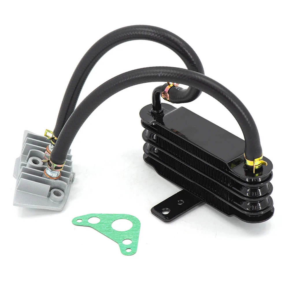 hot sale Universal Motorcycle oil cooler 158mm black color for Honda SO-07