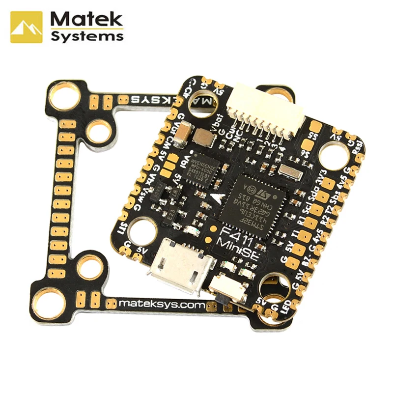 Контроллер полета MATEKSYS Matek F411 MINI SE OSD 5 В/2 а MPU6000 2 ~ 8S VTX Powre 30 мм/20 мм для