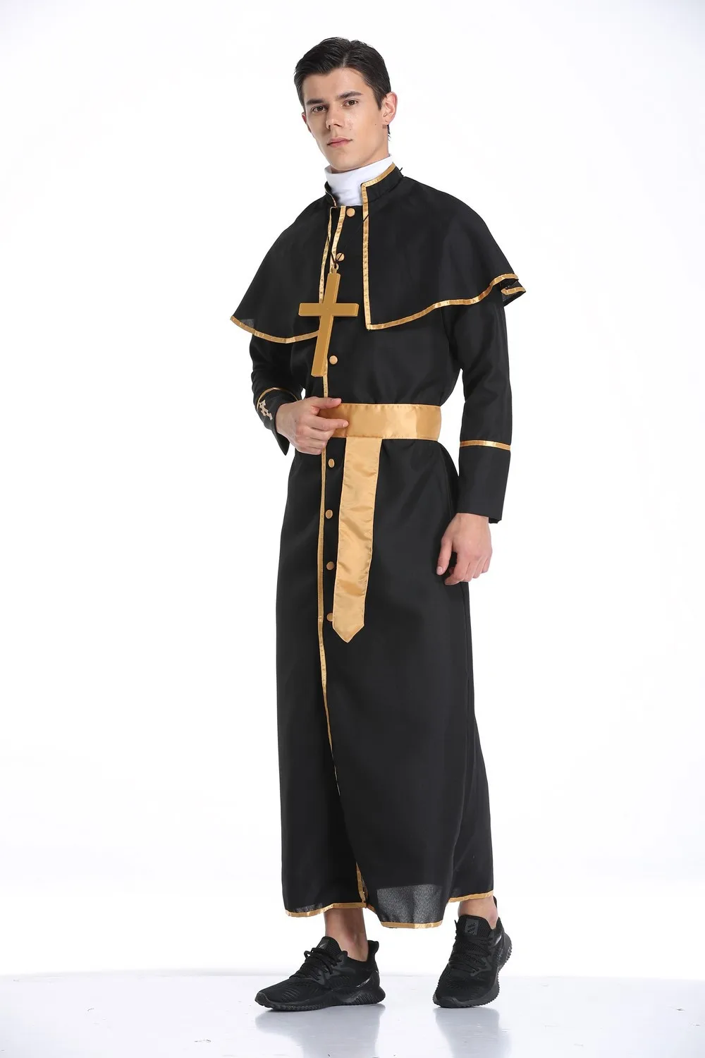 Adulto sacerdote pastore ministro Costume uomo donna suora erotica gioco di  ruolo Sexy preti uniforme Fancy Halloween Party Dress - AliExpress